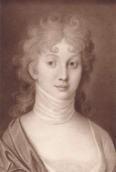 Nikolaus Lauer, Pastellbildnis. Königin Luise 1798