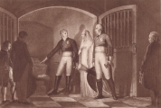 Um Mitternacht 4./5. November 1805. Kupferstich von D. Berger nach einem Gemlde von Fr. Gg. Weitsch