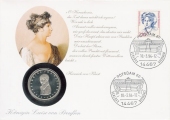 Numisbrief Heinrich von Kleist, Deutschland 1994, mit Luise Briefmarke und Portrt.