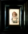 Miniaturportrt auf Porzellan Hutschenreuther 1865