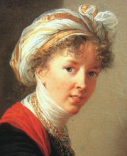 Elisabeth Vigée-Lebrun, 1800: Selbstporträt (Ausschnitt), Eremitage, St. Petersburg