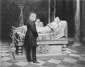 Wilhelm I. am Grabe seiner Mutter, Königin Luise