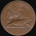 Franzsische Medaille. Preussen besiegt 14. Oktober 1806