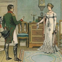 Luise und Napoleon in Tilsit