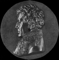 L. Posch, um 1813:  Eisenplakette Scharnhorst